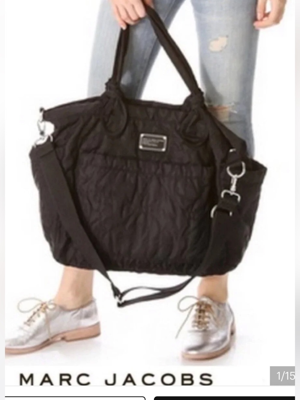 Marc by Marc Jacobs Eliz-a-baby Nylon Baby Bag Black